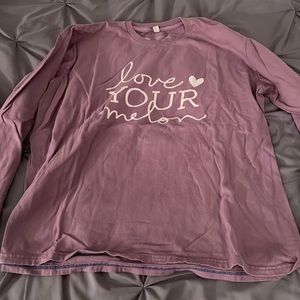 Long Sleeve Purple T-Shirt